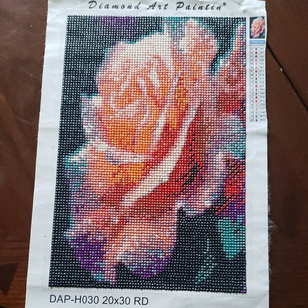 Diamond Art Painting Rose Design
